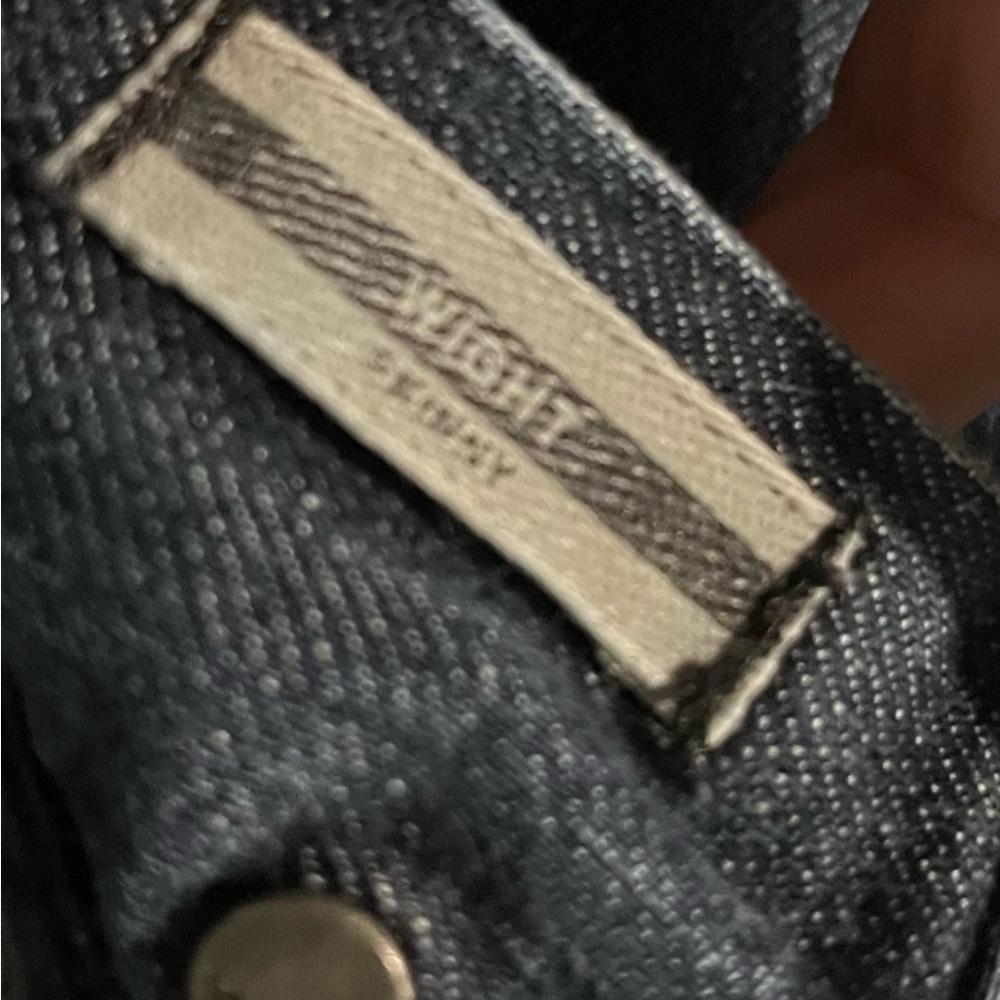 John Varvatos Men's Wight Skinny Jeans With Button Fly Size 34 - Picture 7 of 10